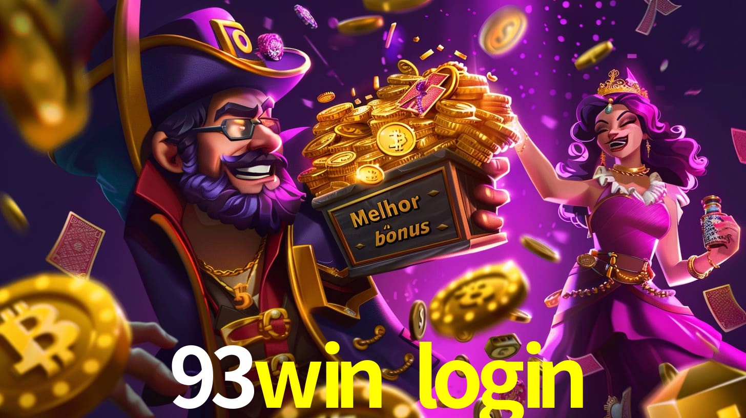 93win login Bônus exclusivos